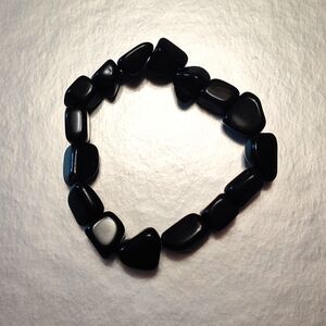 Black stone bracelet
